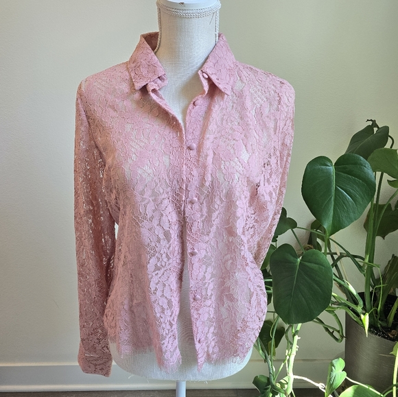 Zara lace blouse size L - Picture 11 of 13
